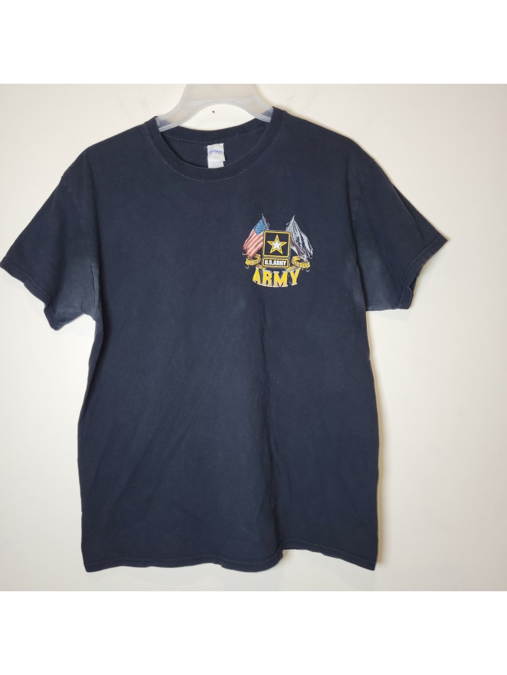 U.S. Army Since 1775 This We'll Defend T-Shirt Black L Gildan Heavy Cotton READ